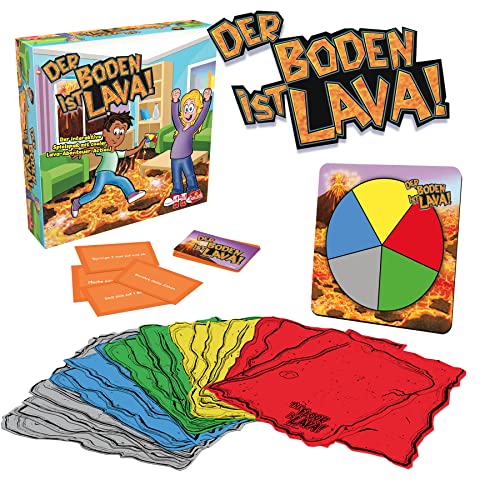 Goliath - Der Boden ist Lava, Spiel voller Bewegung für Drinnen und Draußen ab 5 Jahren, Für die Ganze Familie, Gesellschaftsspiel für 2 bis 6 Spieler