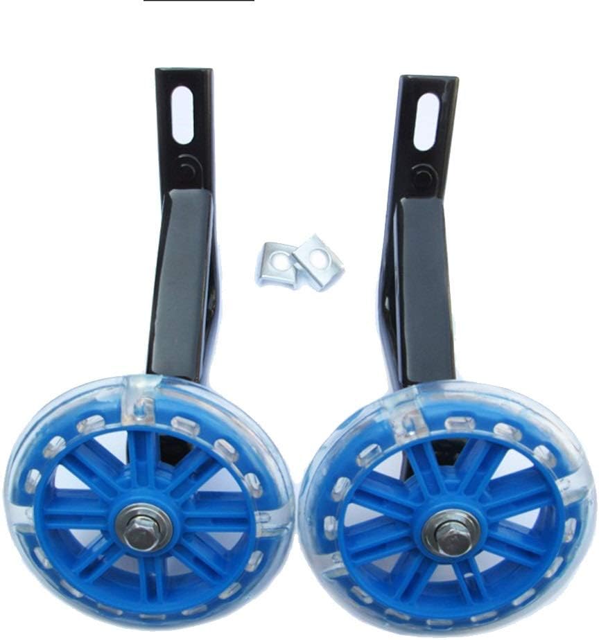 Bicycle Training Wheels Heavy Duty Adjustable Bike Stabilizers for Kids Bikes of 12 14 16 18 20 Inch (Pink 18")