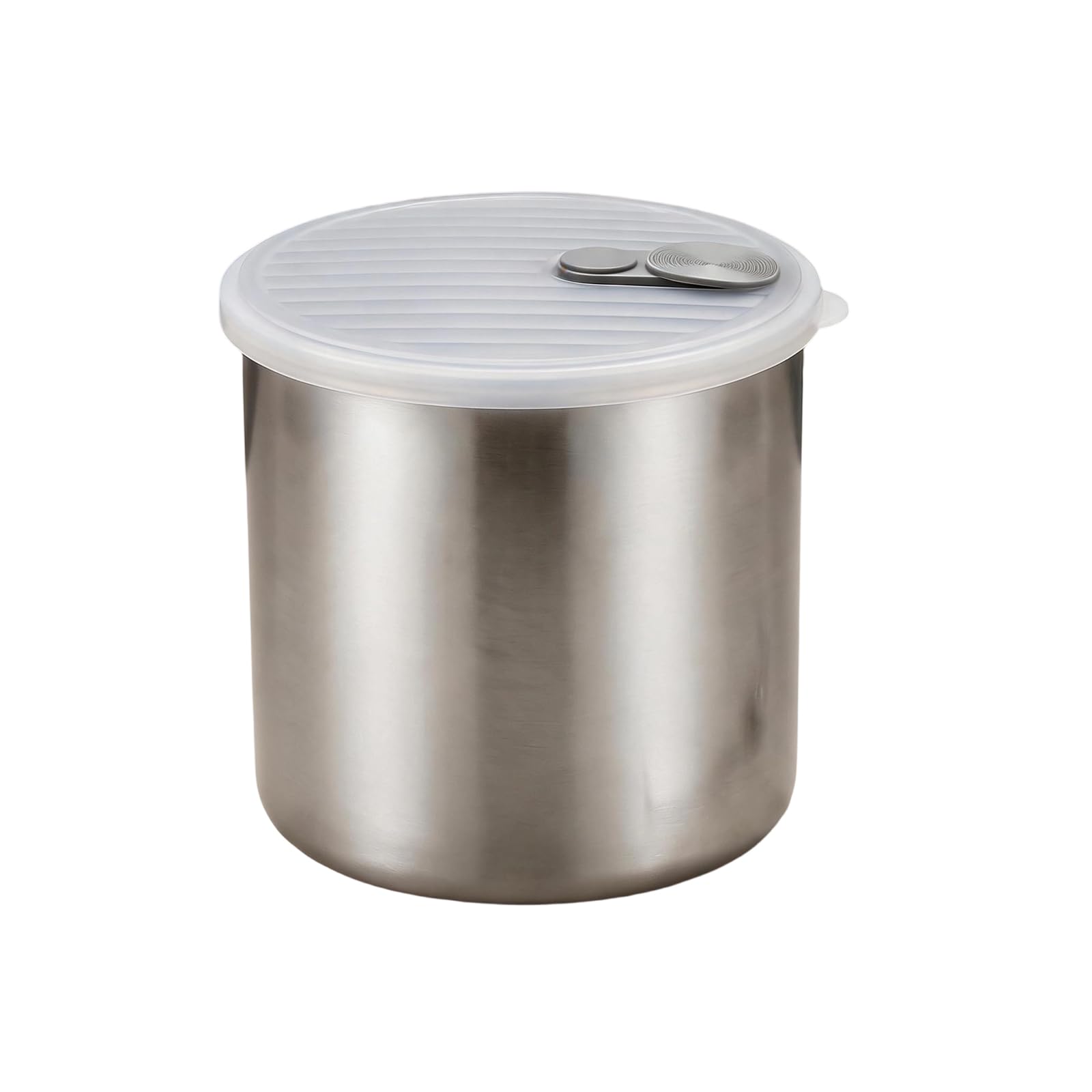 Stainless Steel Food Storage Container with Lid for Refrigerator Organization, Lunch Packing and Everyday Meal Prep Round Food Container Stainless Steel Lunch Storage Bowl Picnic Portion Leftover Bowl