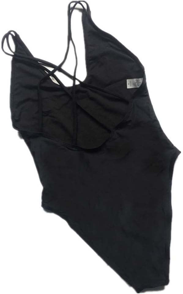 Birde Women's Strappy Swimwear One Piece Bikini Swimsuits Blackless Monokinis