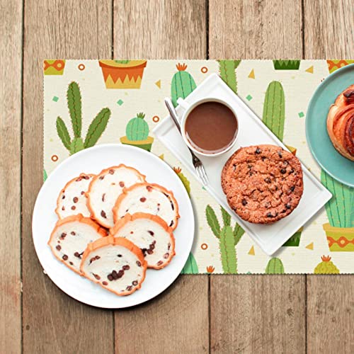 Set de table cactus résistant à la chaleur pour protéger votre table en bois - 7