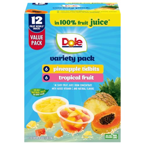 Dole Pineapple Tidbits & Tropical Fruit, 4 oz...