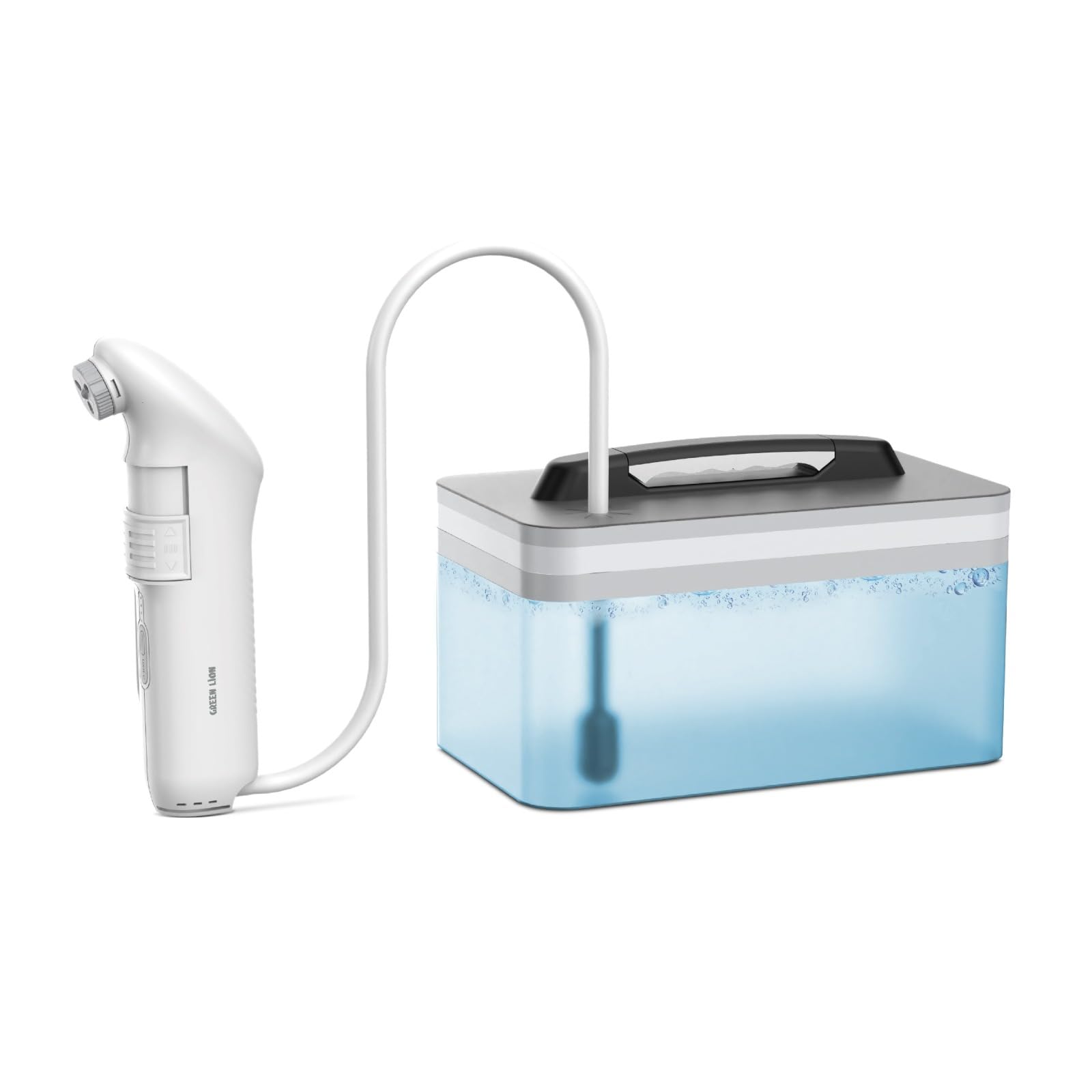 Green Lion Compact Converging Bidet pro, Portable Water Sprayer with Adjustable Spray Modes, 2.3L Water Container, 2-Speed Flow Rates, Rechargeable Bidet, 70m Working Time, 1.2m Hose, Waterproof Bidet