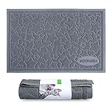 Pet Feeding Mat for Food and Water Large Size(35' X 23'), Non-Slip Waterproof Dog Bowl Mat, Easy to...