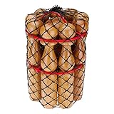 GICO Kegelspiel Kegel Set Bowling aus Holz für Kinder und Erwachsene – Der In- & Outdoor Spielspaß mit Qualitätsware aus Massivholz -Made in EU-Höhe 30 cm–3019