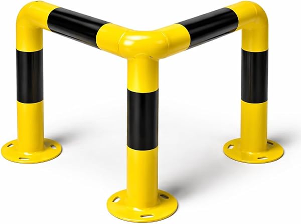 Corner Protector 60 cm - Maximum Protection for Warehouses and Entry - Sturdy Steel Impact Protection Corners for Shelves, High Shelves, Yard and Garage (Corner Protector 60cm) - 1