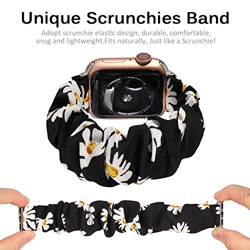Miimall Compatible with Apple Watch 38mm/40mm Scrunchies Elastic Strap - Image 3