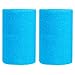 Bbolive 4' Inch Wrist Sweatband in 13 Different Neon Colors - Athletic cotton Terry Cloth-Great for All Outdoor Activity(1 Pair) (Sky Blue)
