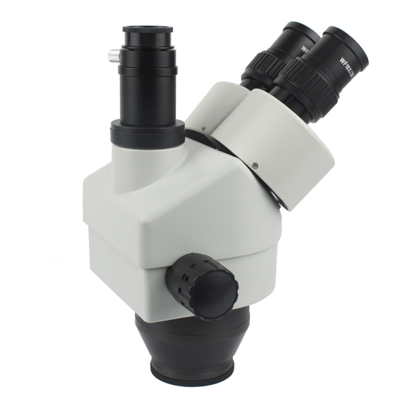 Mikroskop, Simul-Focal 7X-45X Ciągły Zoom Stereo Trinokularowy Mikroskop CTV Adapter Soczewka Barlowa Do Laboratorium Telefonicznego Napa PCB Lutowanie(Large bracket-01)