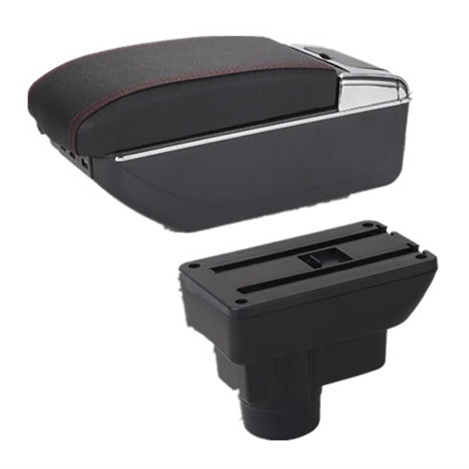 Ysdsls B Black Red 7Usb Car Armrest Box Auto Storage Retrofit Parts Interior Details Accessories For Corsa D