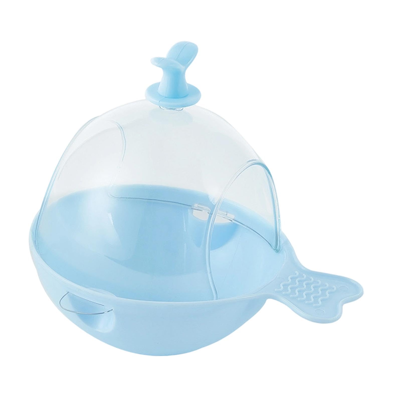 Bird Bath for Cage Portable Parakeet Bath Box for Cockatiel Parakeet Budgies Blue | Home & Garden | Yard, Garden & Outdoor Living | Bird & Wildlife Accessories | Birdbaths-image-30