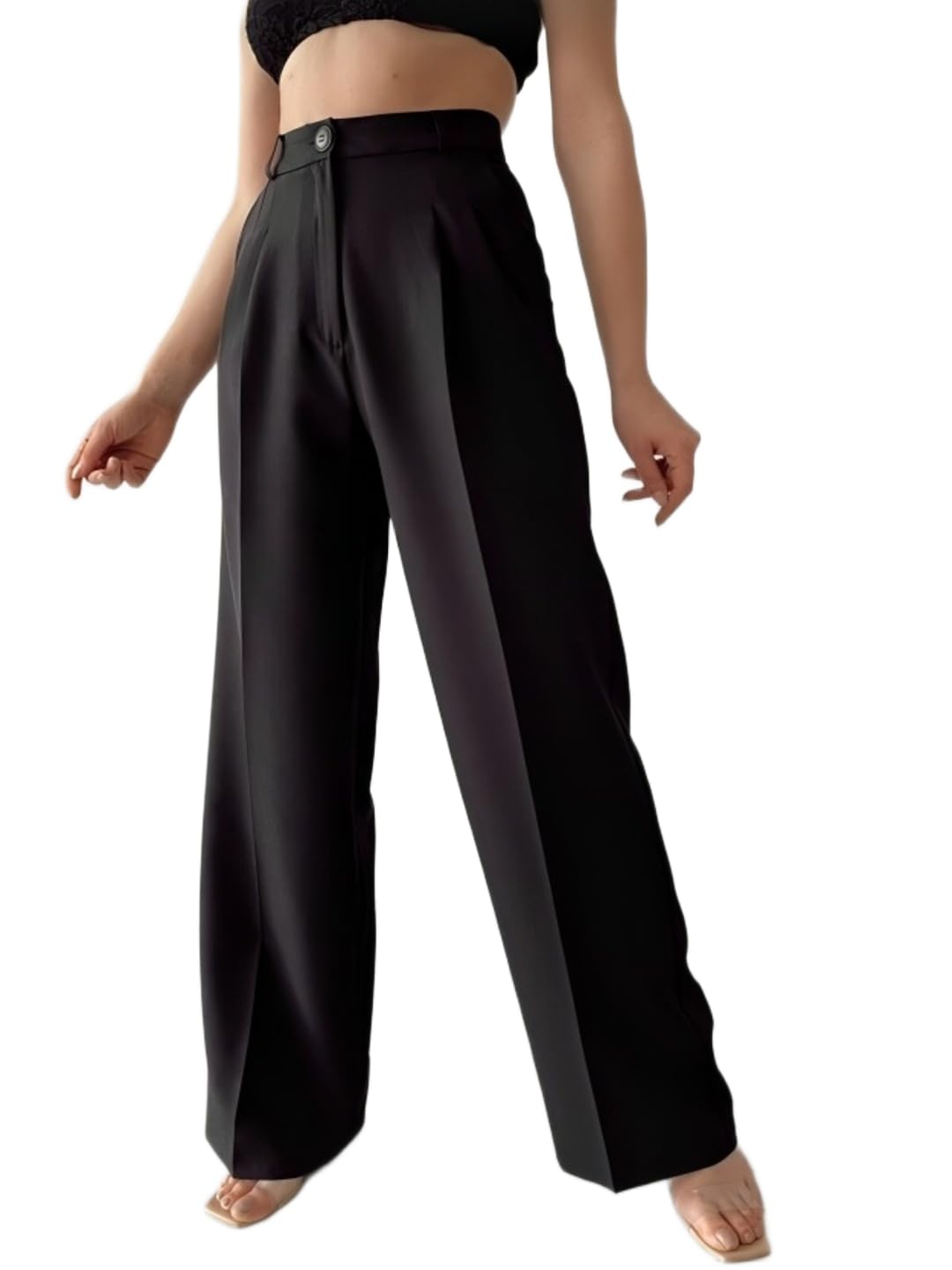 Korean Pants for Women,Black Trouser 27.-picture-54