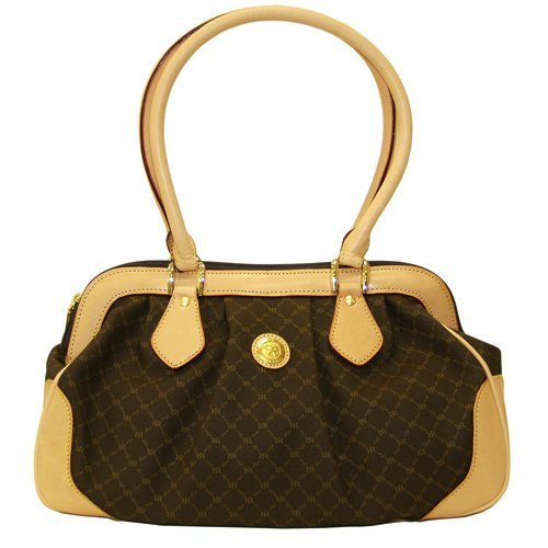 Signature Shoulder Satchel Color: Brown