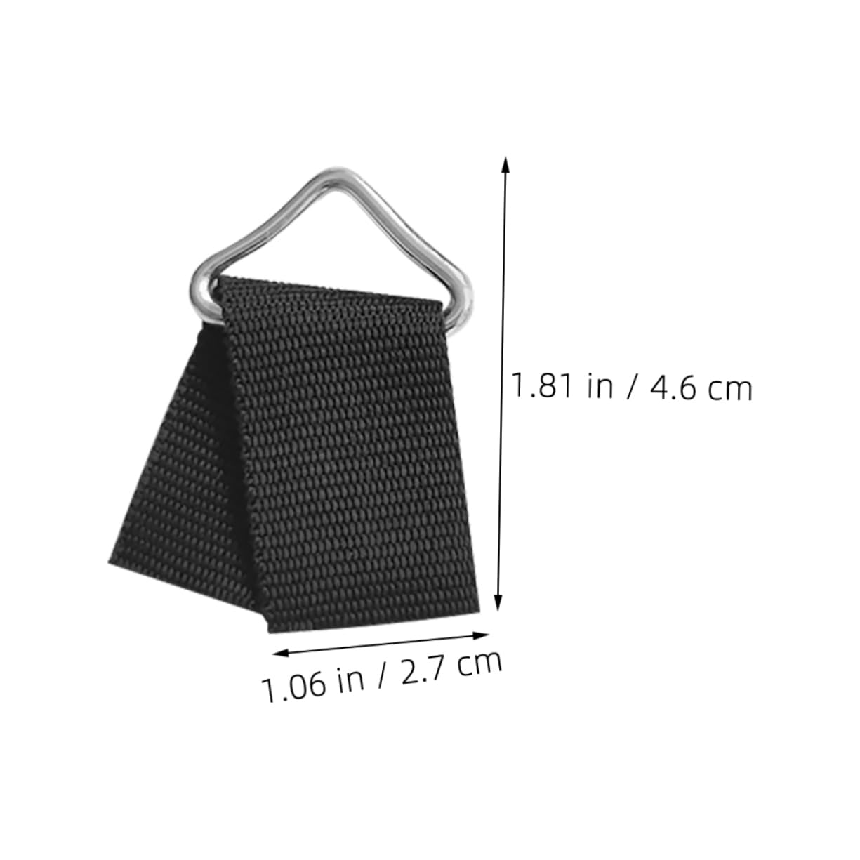 balacoo 50 Sets Trampoline Replacement Parts Triangle Ring Buckles for DIY Trampoline Accessories Secure and Stable Design for Easy Installation