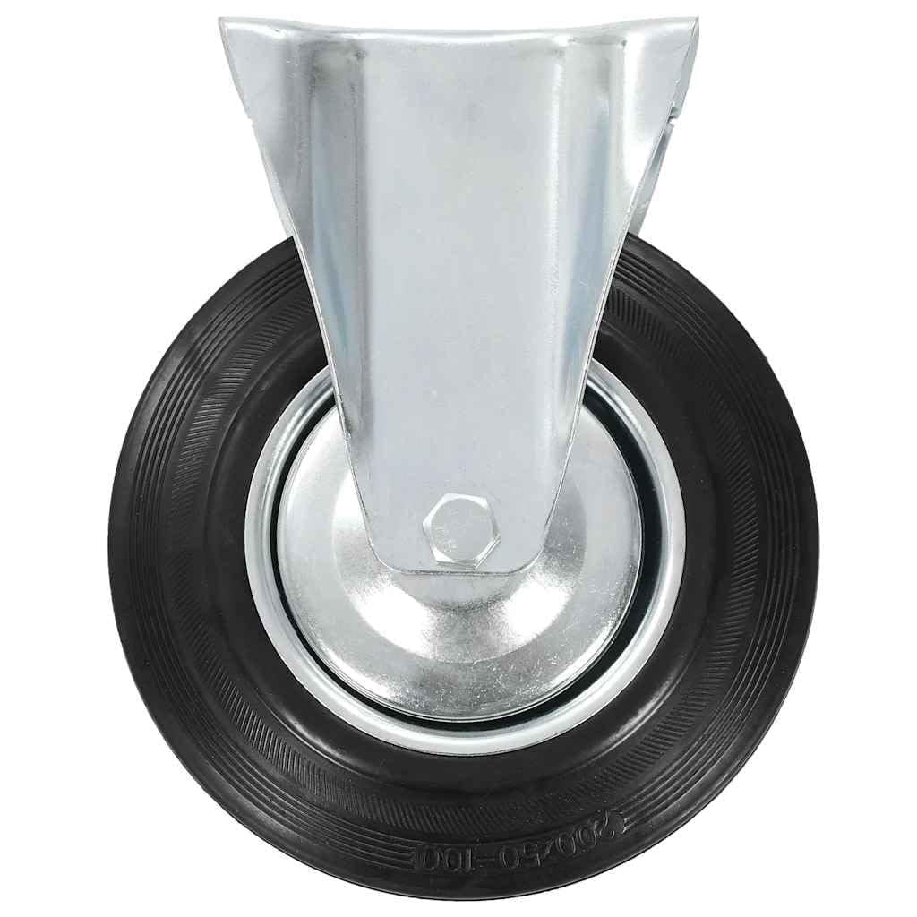 Bockrollen 200 mm Set 16 Stk. Gummi Schwerlast Transport