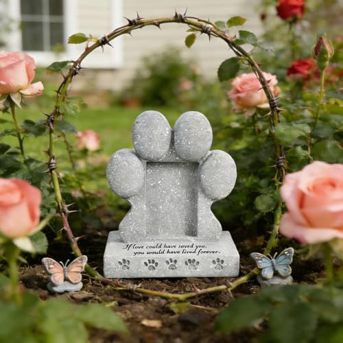 Piedra Marcadora de Tumba para honrar la memoria de perros y gatos fallecidos 7