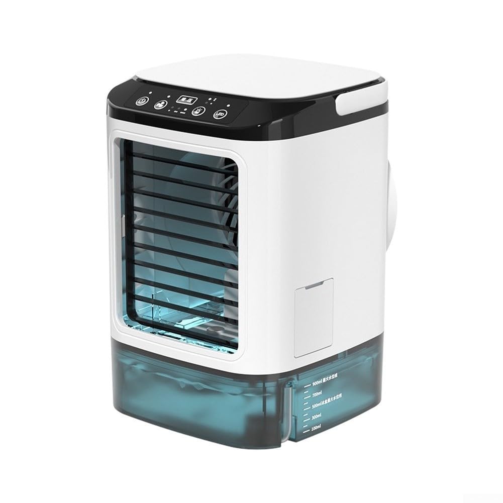 Mini ventilatore USB a doppia nebulizzazione con scomparto Ice Box