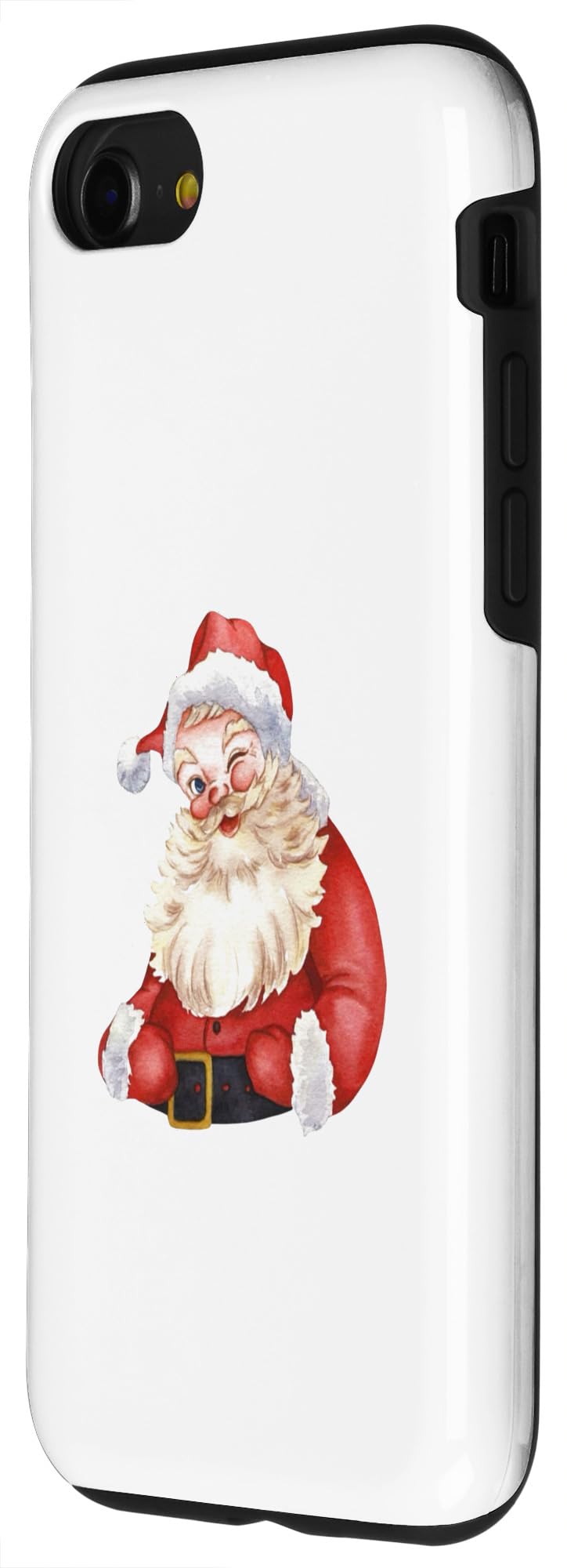 iPhone SE (2020) / 7 / 8 Winking Santa Retro Santa Claus Santa Head Christmas Case - Image 2