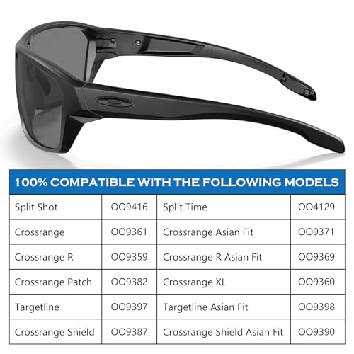Replacement Nosepieces Nose Pads for Oakley Crossrange | Crossrange R | Shield | Crossrange Asian Fit Sunglass - Options3