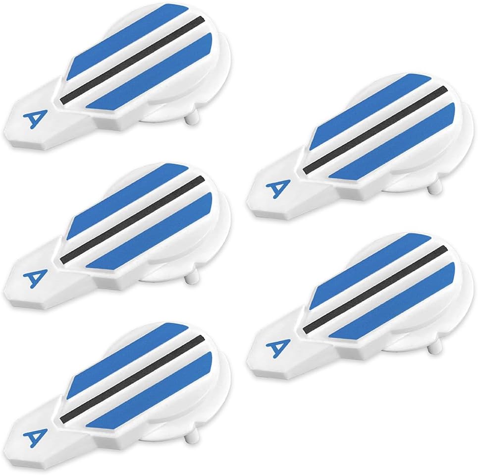 Golf Marker - Golf Accessories for Putting Aid – Golf Ball Alignment Marking Tool for Faster and More Accurate Golf Putting - Golf Ball Marker with 360° Rotation (Pack of 5)