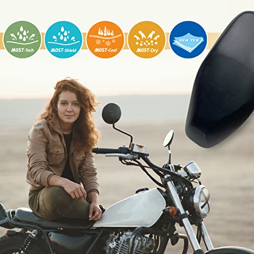 Berdso Housse de Selle Imperméable pour Moto Scooter, Couvre Selle Siège en Cuir - XL - Image 5