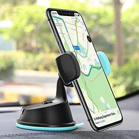 CEUTA Dual Purpose Car Mobile Phone Holder - Adjustable Quick Stand Technology 360