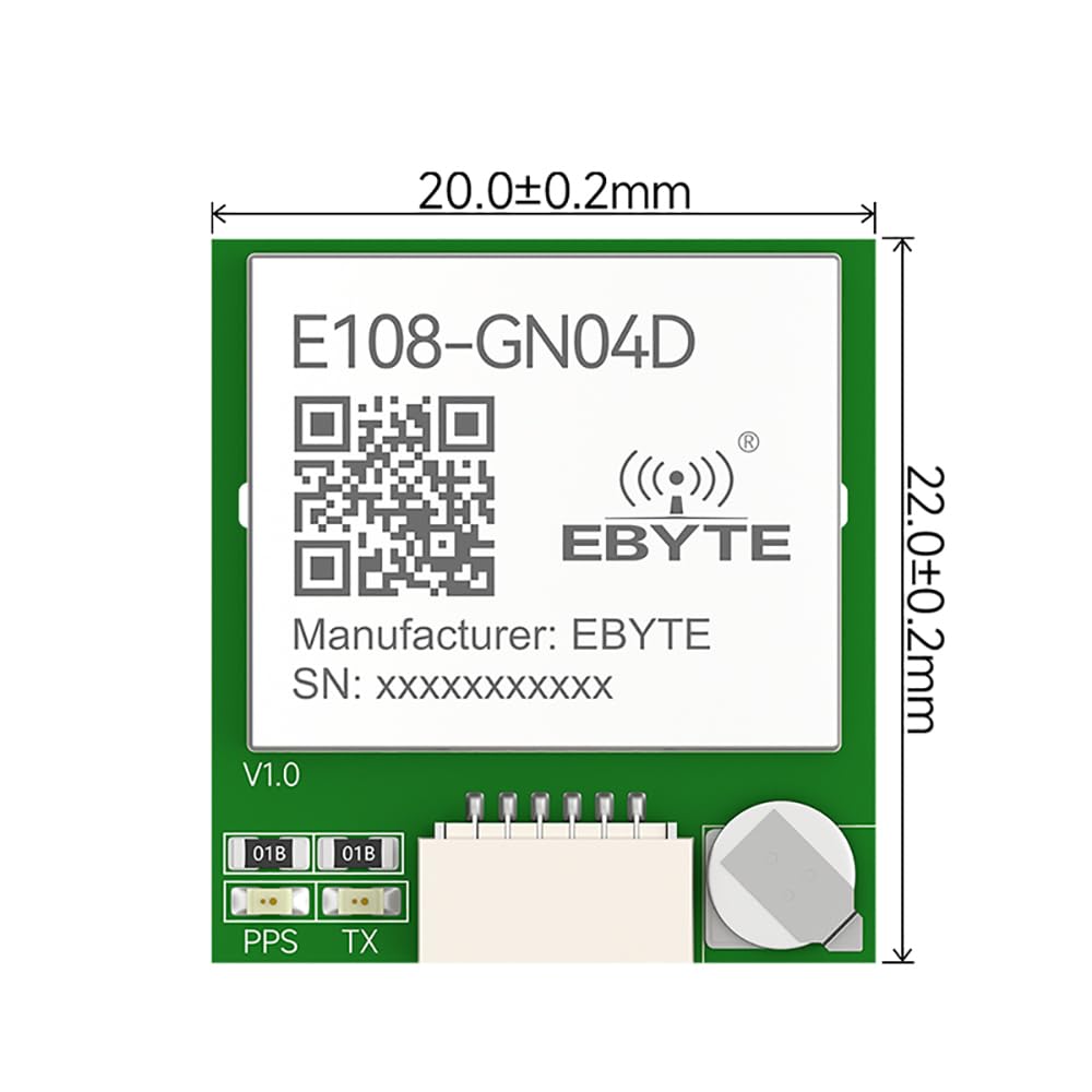 BDS GPS GNSS Galileo Satellite Positioning Module UART E108-GN04D Low Power Small Size Time Service LNA Ceramic Antenna