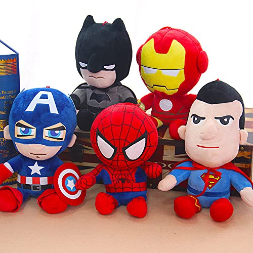 Los Vengadores Capitán América Ironman Spiderman Superman Batman Juguetes de Peluche para niños...