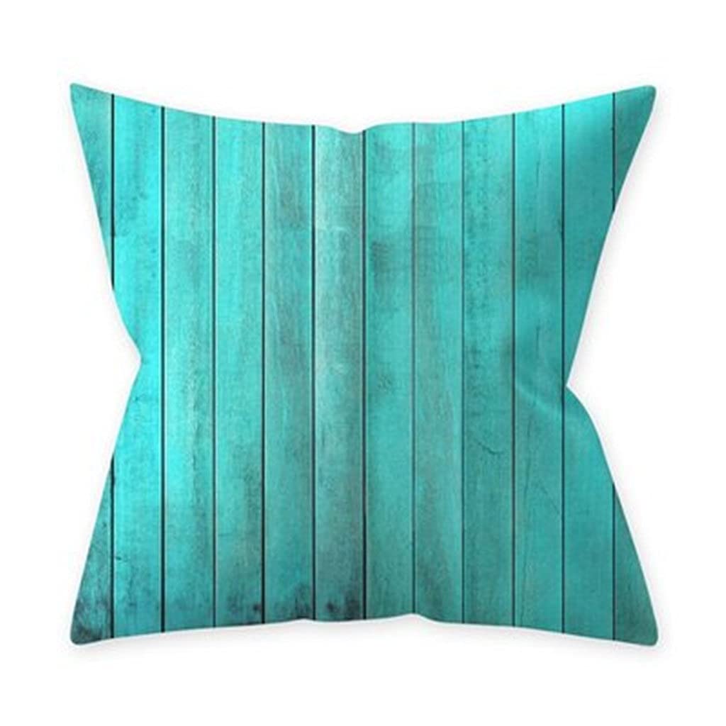 MFJGHU Northern Europe 45 * 45cm Square Decorative Throw Pillow Case Geometric Striped Print Flower Pillowcase for Home Bedroom(Style E)