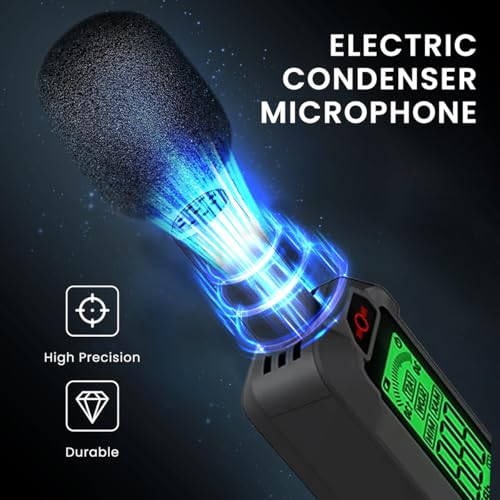 Image of Serplex Decibel Meter Digital 30-130 dB LCD Sound Level Monitor