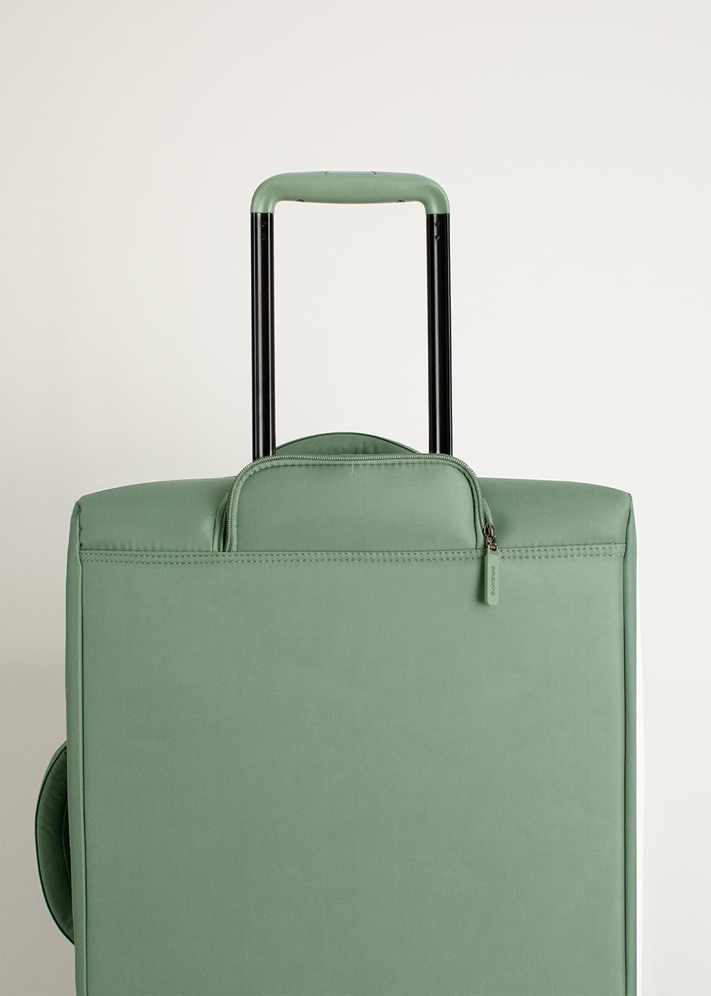 CREATE / Luggage Studio Soft/Maleta Blanda de poliéster Verde Sage / 39x20.5x56cm / Candado TSA, 4 Ruedas Dobles, Organizador, Mango telescópico, Tejido Impermeable, Etiqueta identificativa