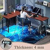 Hardwood Floor Protector Mat 140x160cm - Anti-Slip & Non-Slip for Carpets & Gaming Chairs - Image 3