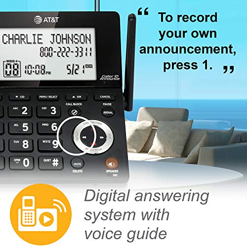 At&T CL84307 Dect 6.0 Expandable Corded/Cordless Phone thumb #10