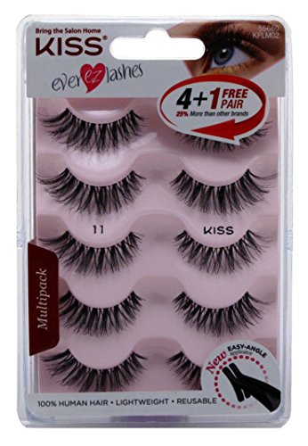 Kiss Ever Ez 11 Lashes 4 + 1 Pairs (2 Pack)