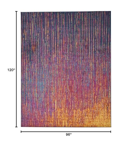 Tapete rectangular 8' x 10' multicolor Nourison miniatura 2