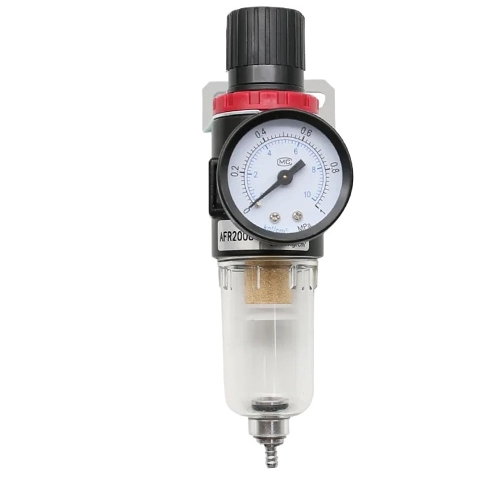 Régulateur pneumatique G1/4 pour compresseur d'atelier et peinture au pistolet