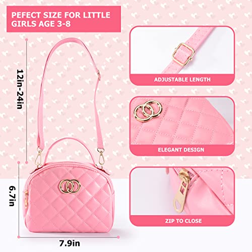 Girl Purse With Play Makeup Kit, Little Kids Pretend Make Up Handbags With Pink Cosmetics Accessories, My First Purse Toys For Toddler Princess Gift Age 3 4 5 6 7 8 Year Old #TOP4