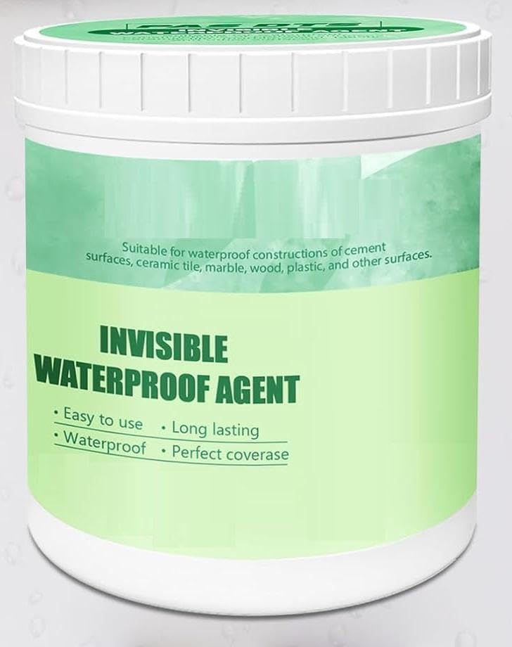 Hoaxer Waterproof Coating for Joints,Cracks Leaks Crack Seal Agent Roof Water Leakage Solution Waterproofing Transparent Glue for Pipe Wall Tiles Crack Filler with Brush (300gm)