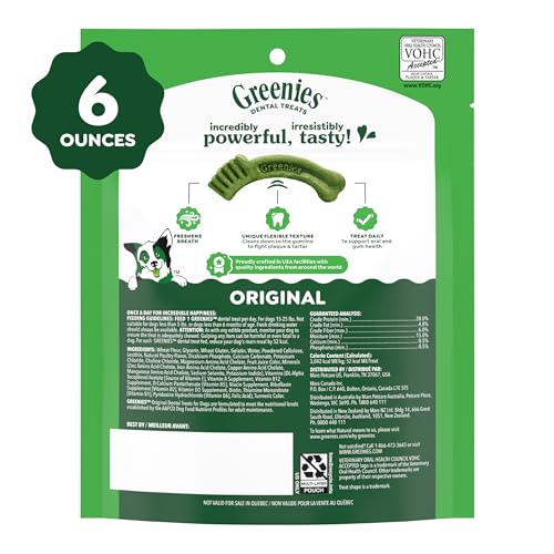 Greenies Petite Natural Dental Dog Treats, Original Flavor, 10 Count - image 9
