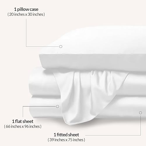 Miniatura 5 de Juego de sábanas de tamaño matrimonial 100% viscosa orgánica derivada de bambú, las únicas sábanas con viscosa 100% pura y sin mezcla, lujosamente