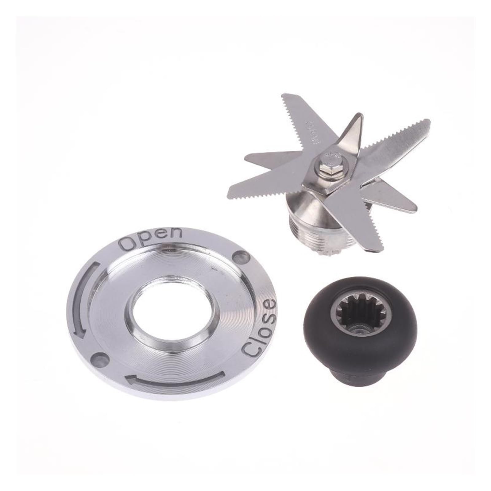 Cuchilla metal 2L universal con placa de fijación para reparar conjuntos de licuadoras de soja