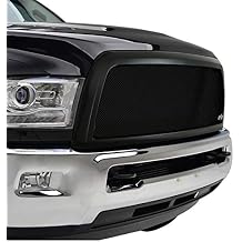 EAG Replacement Grille Black Stainless Steel Wire Mesh with ABS Shell Fit for 13-18 Ram 2500/3500