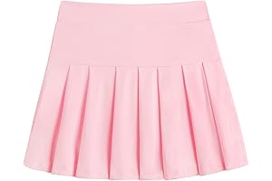 Plush Pleated Performance Skirt - Sporty Yet Stylish Tennis Skirts for Girls
