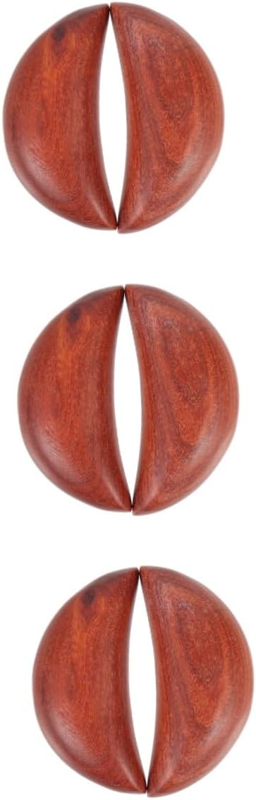 6pcs Accessory Moon Blocks Divination Cup Holy Cup for Chinese Taoist Divination Portable Fengshui Tool