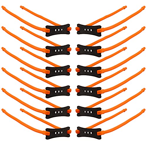 air swimmers 12PCS steinschleuder Gummi, Outdoor Schleuder Qualität Katapult zwille Gummi, Jagd steinschleuder Ersatzbänder elastisches Katapult Anti-Rutsch Latex Bungee Cover