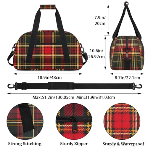 Blue-green Square Personalized Duffel Bag Weekend Overnight Travel Bag Sports Waterproof Gym Bag Lightweight Dance Bag3