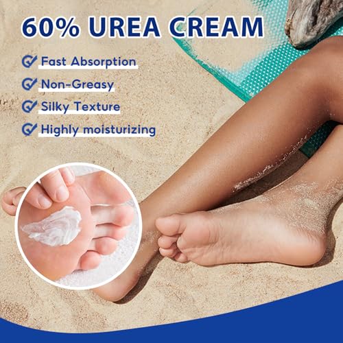 60% Urea Cream - Reparaturcreme für Füße und Hände - Fußcreme für rissige Fersen und trockene Haut - Maximale Stärke für Hand, Fuß und Körperpflege 200ML – Bild 6