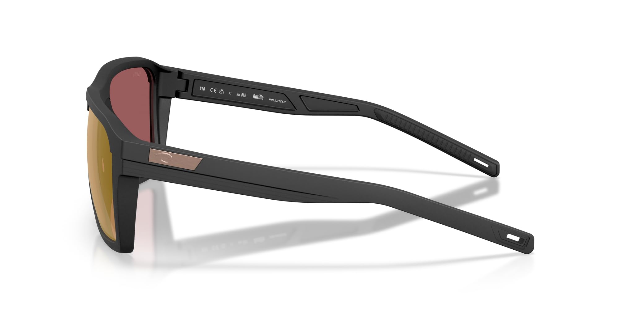 Costa Del Mar Antille Antille Netplus - Gafas de sol (580 g, 58 mm), color negro y dorado
