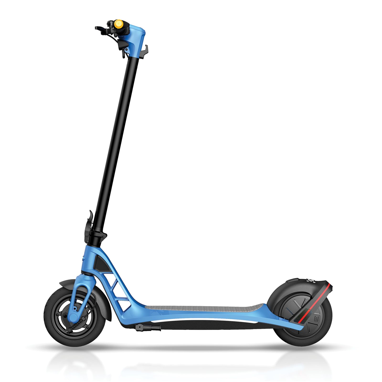 Bugatti - Electric Scooter - with LED Lights, Rear Brakes and Suspension, Turn Signal Support on Front & Back