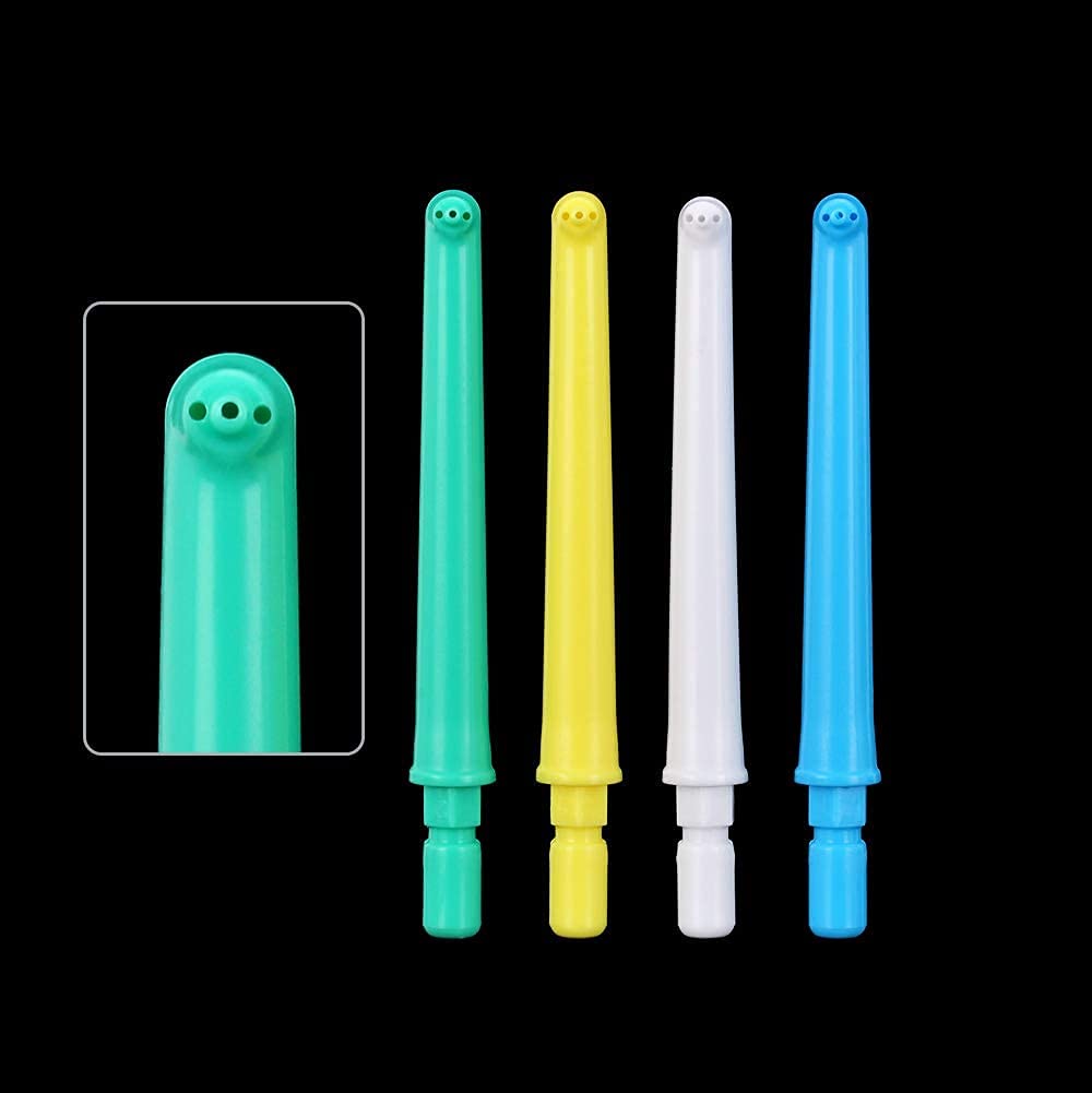 Agua Dental Flosser Grifo Faucet Irrigator 6PCS Boquilla Spray Boquilla Agua Jet Floss Irrigador Dental 360 Grado Rotación Dental Pinte Oral Riego Dientes Máquina de Limpieza
